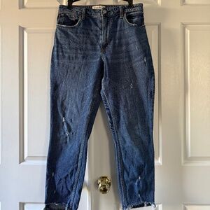 Abercrombie the skinny high rise blue Jean size 29